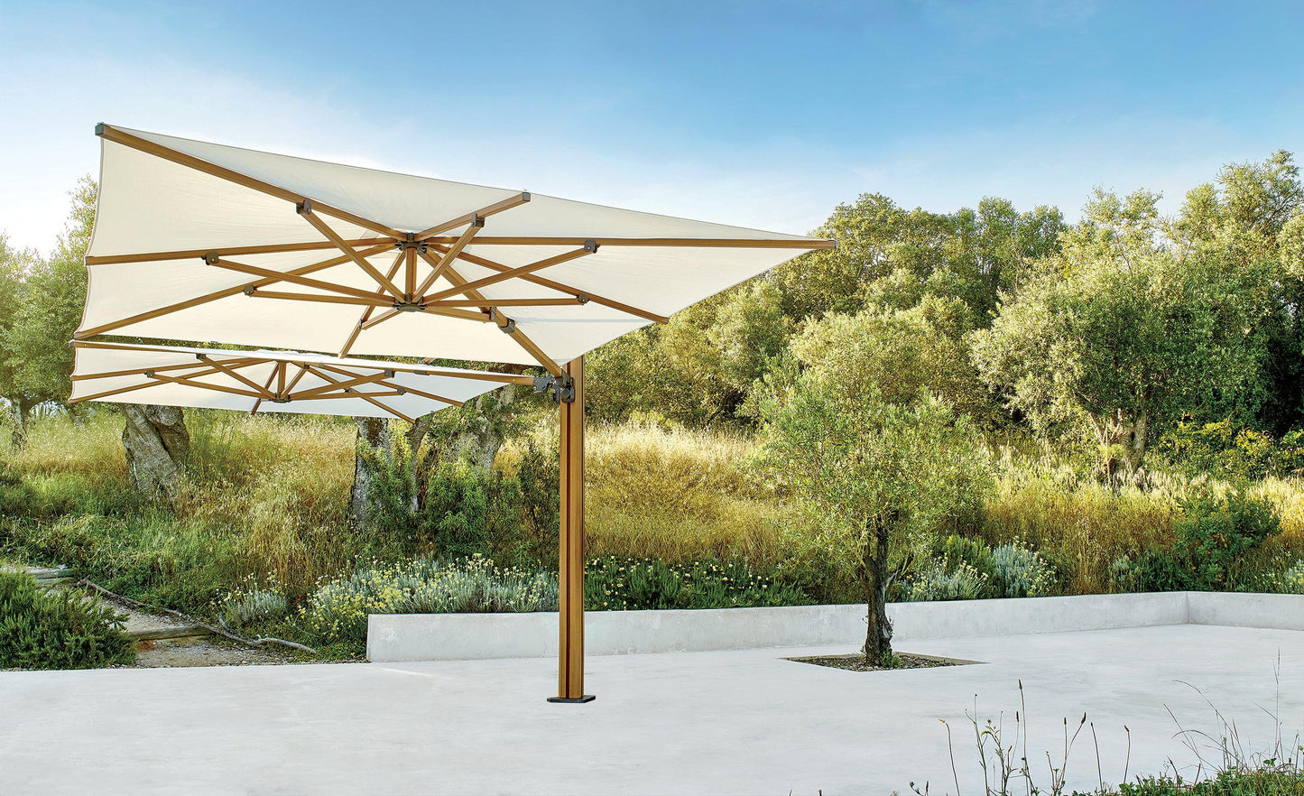 Jardinico JCP-501 Sidepost 10' Square Umbrella