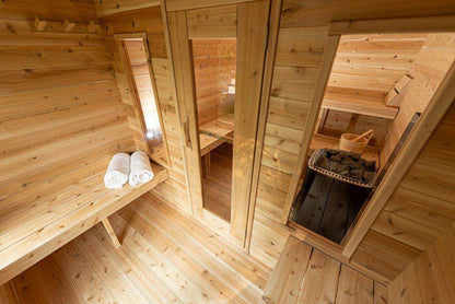 6 Person Cabin Sauna with Changeroom - Georgian