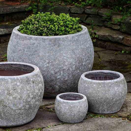Campania Naxos Planter Set of 4 in Angkor Grey | Angkor Collection