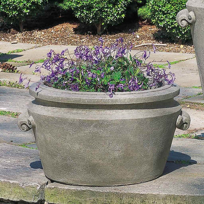 Campania International Scroll Handle Tub Planter