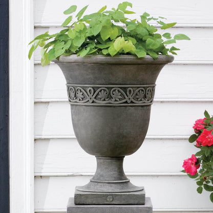 Campania International Williamsburg Strapwork Leaf Urn