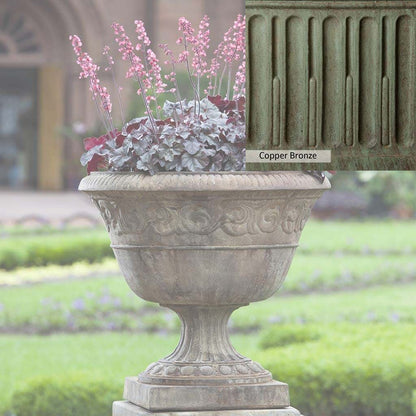 Campania International Smithsonian Foliated Scroll Urn