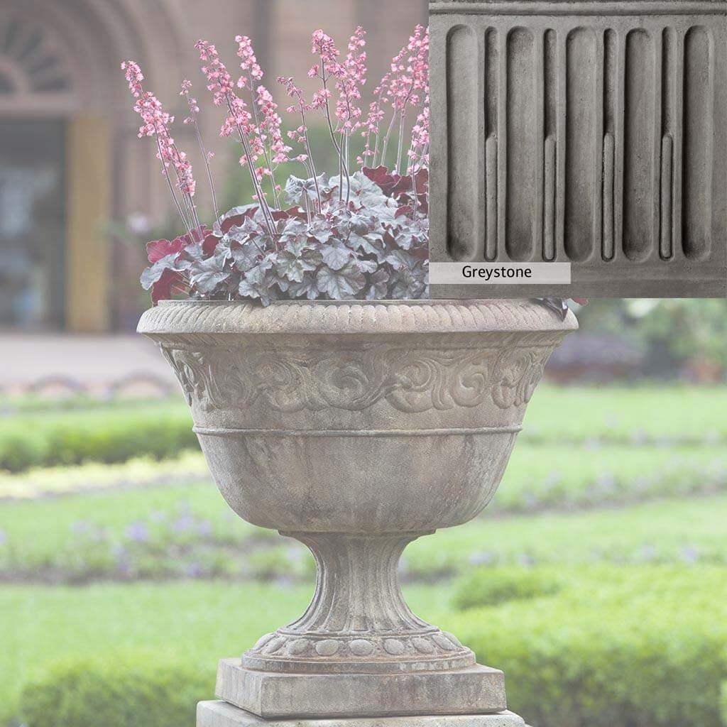 Campania International Smithsonian Foliated Scroll Urn