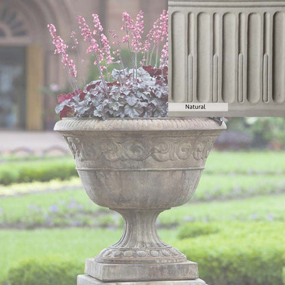 Campania International Smithsonian Foliated Scroll Urn