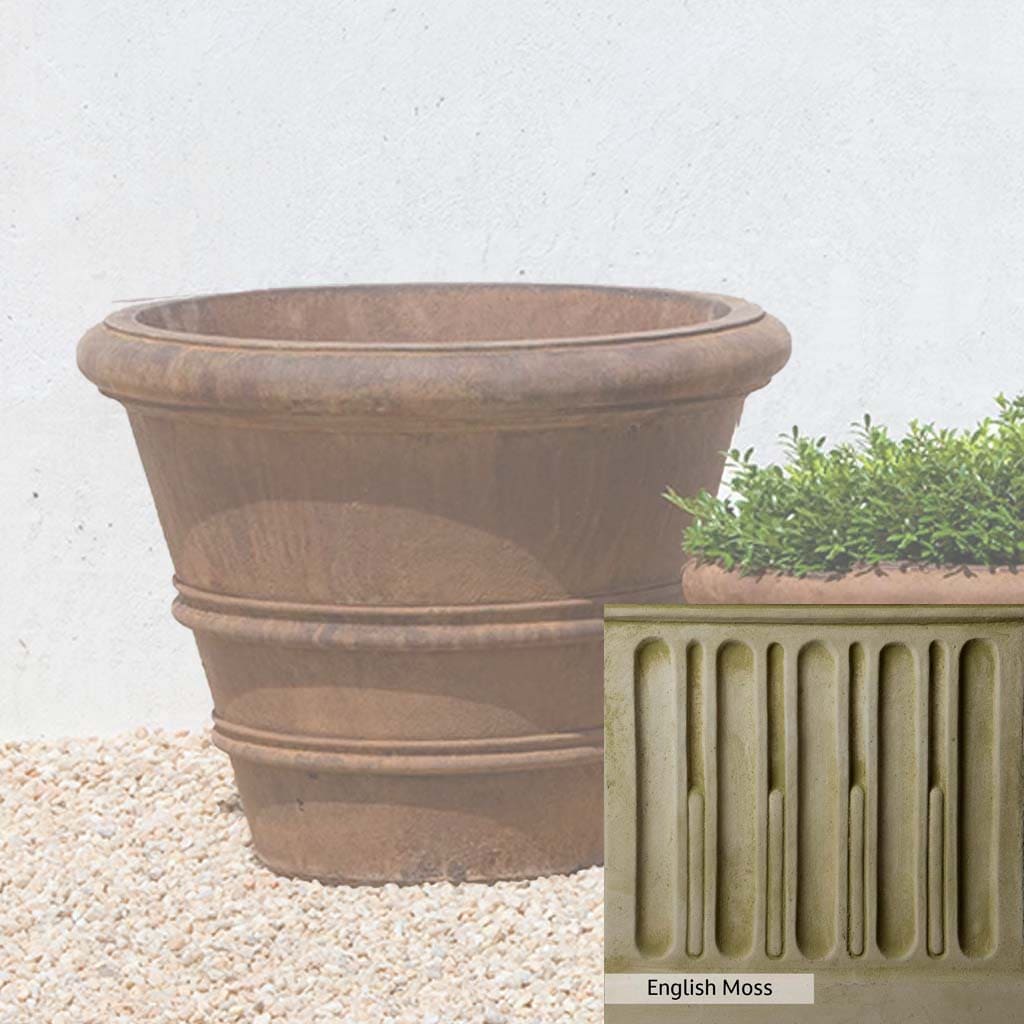 Campania International Classic Rolled Rim 20.75-inch Planter