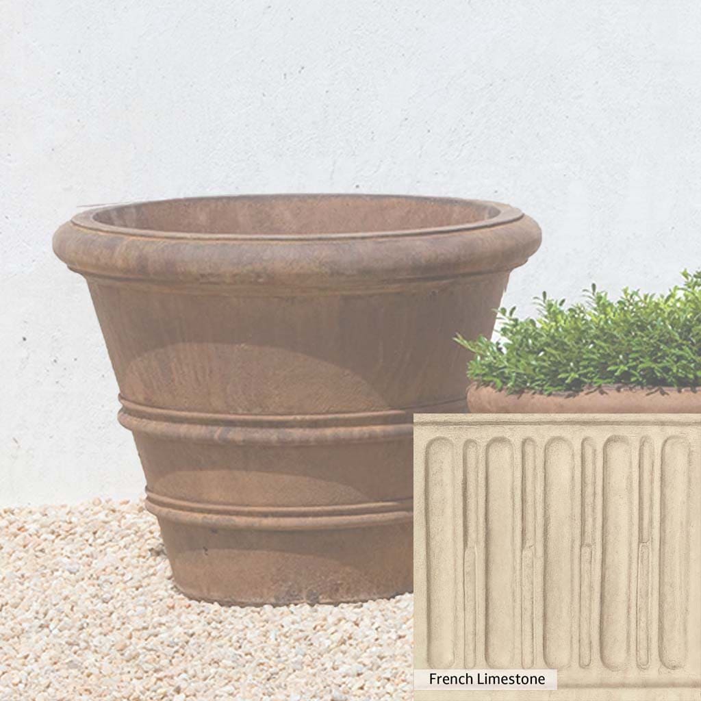 Campania International Classic Rolled Rim 20.75-inch Planter