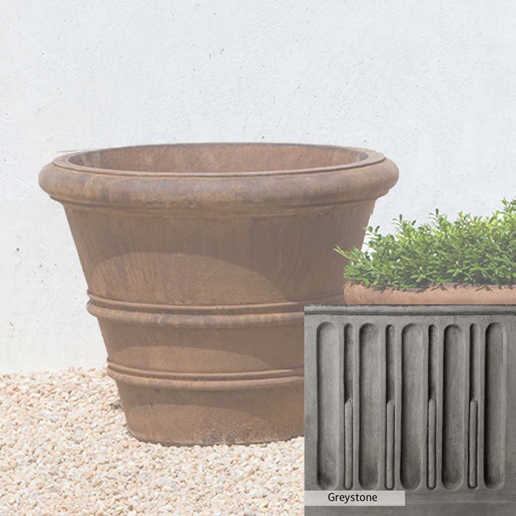 Campania International Classic Rolled Rim 20.75-inch Planter