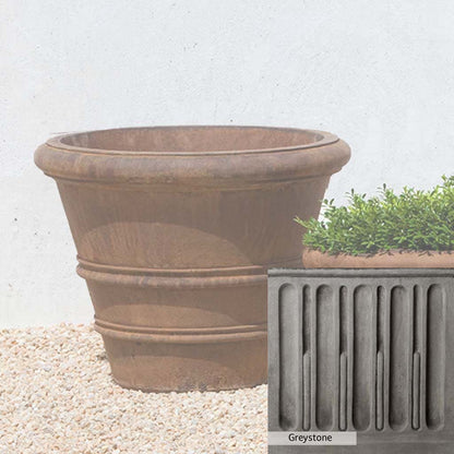Campania International Classic Rolled Rim 20.75-inch Planter