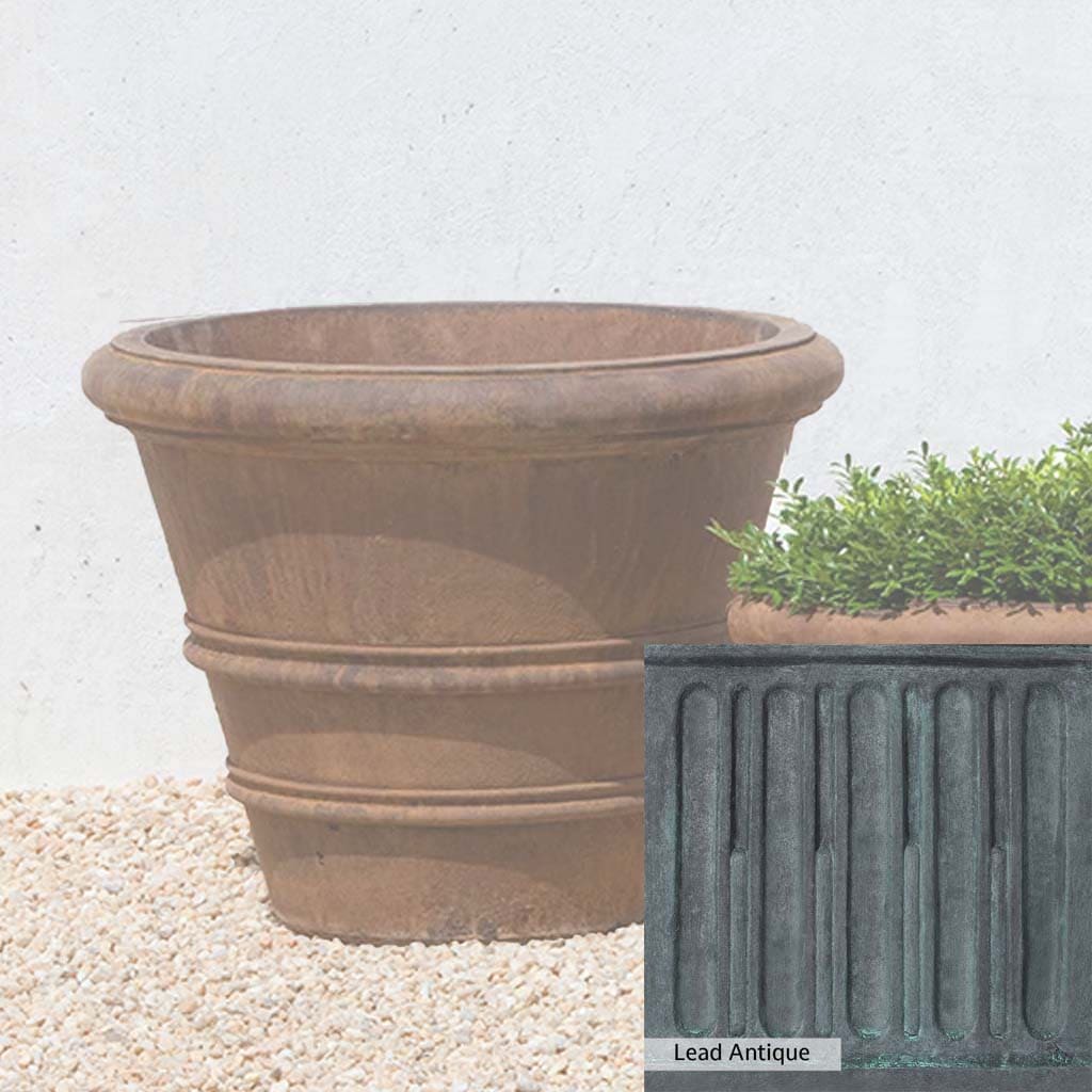 Campania International Classic Rolled Rim 20.75-inch Planter