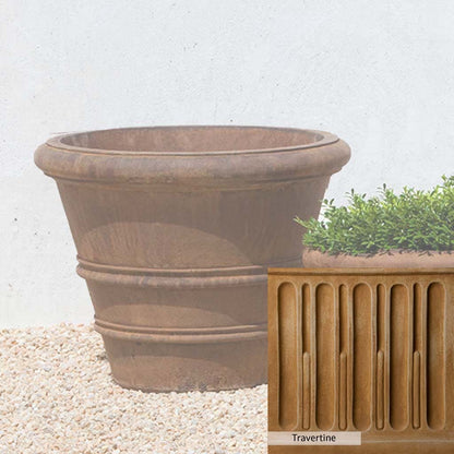 Campania International Classic Rolled Rim 20.75-inch Planter