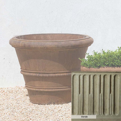 Campania International Classic Rolled Rim 20.75-inch Planter