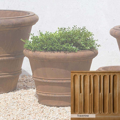 Campania International Classic Rolled Rim 14.75-inch Planter