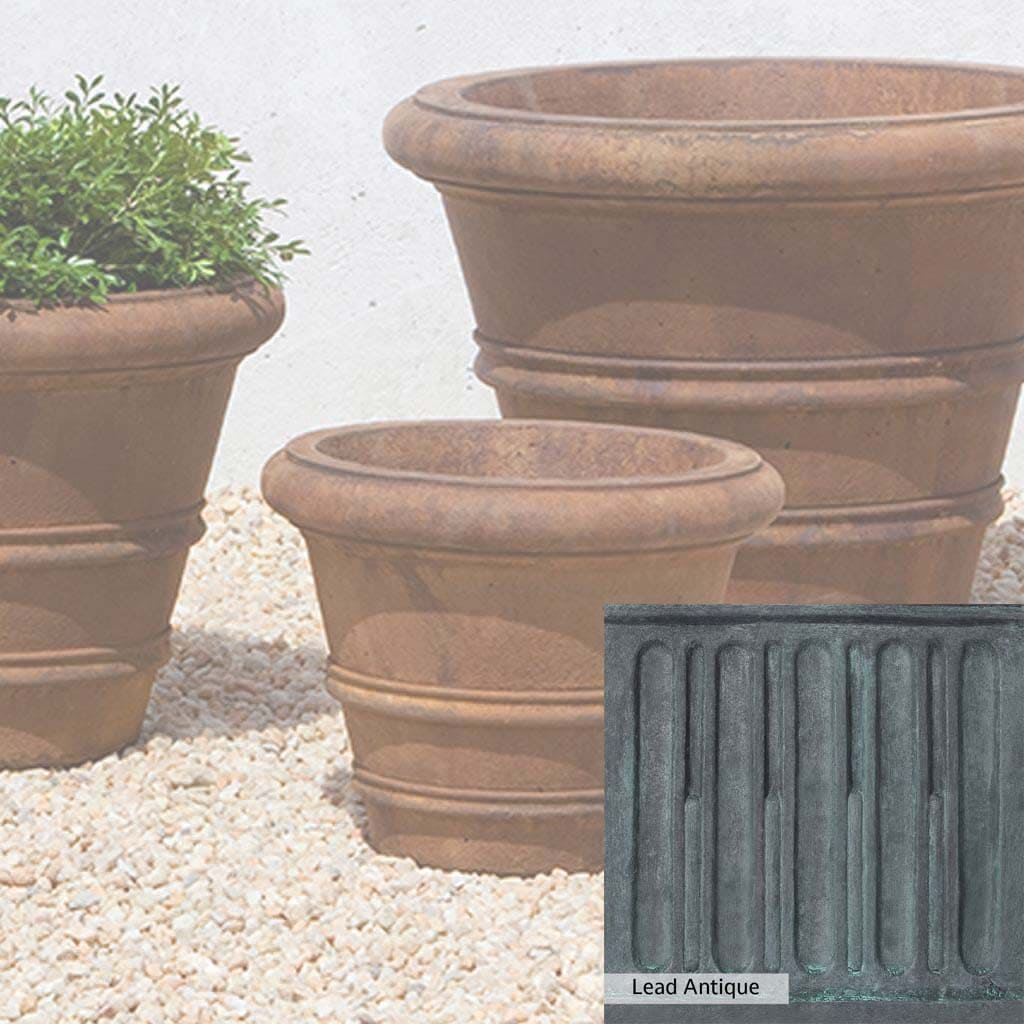 Campania International Classic Rolled Rim 11.5-inch Planter