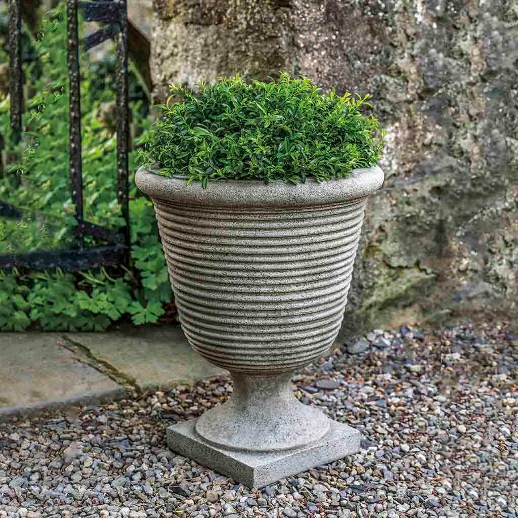 Campania International Ribbed Terrace Urn