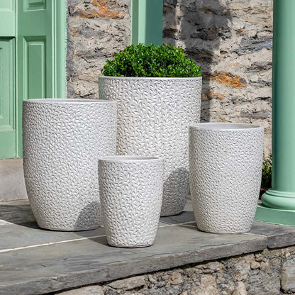 Campania Falling Petals Planter Tall Nested Set of 4