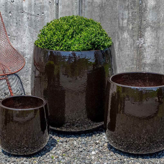 Campania Potrero Planter Nested Set of 3 | Glazed Collection