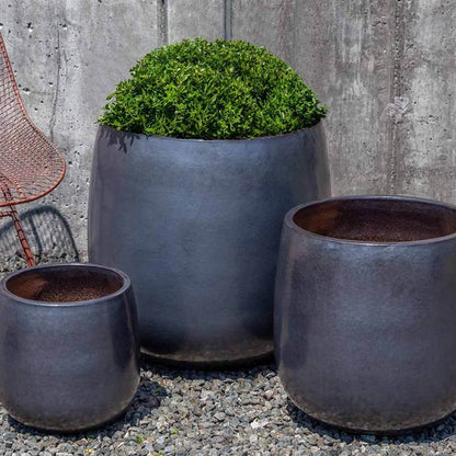 Campania Potrero Planter Nested Set of 3 | Glazed Collection