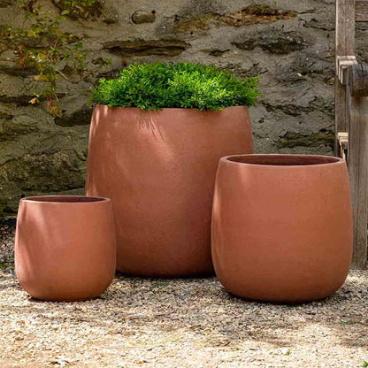 Campania Potrero Planter Nested Set of 3 | Glazed Collection