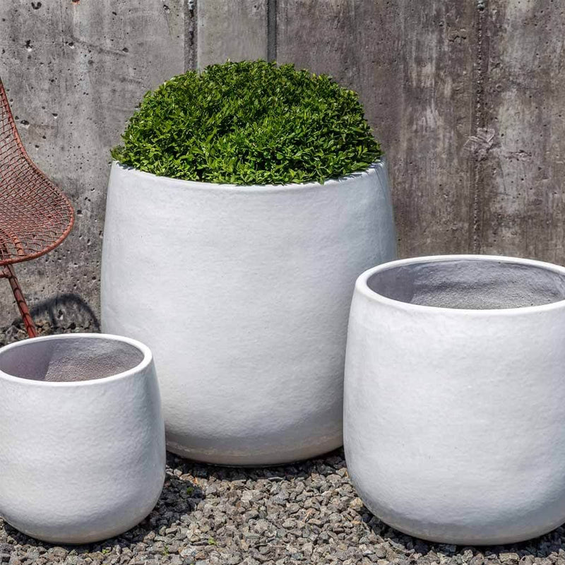 Campania Potrero Planter Nested Set of 3 | Glazed Collection