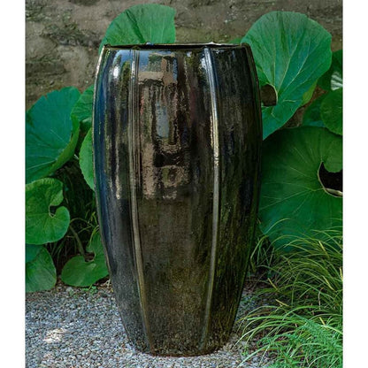 Campania Rib Vault Planter Tall | Glazed Collection