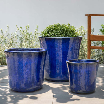 Campania Concord Planter Nested Set of 3 | Glazed Collection