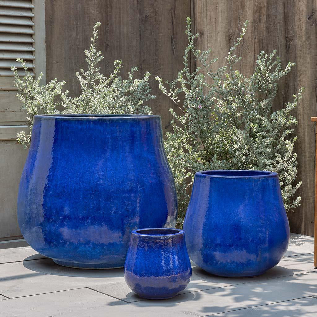Campania Nimbus Planter Nested Set of 3 | Glazed Collection