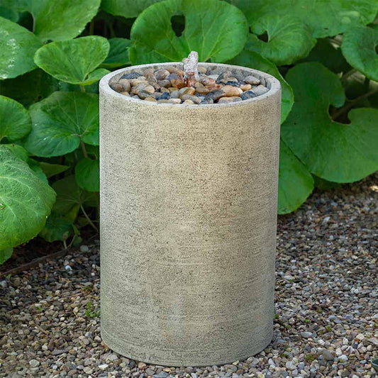 Campania International Salinas Pebble Outdoor Garden Fountain, Tall