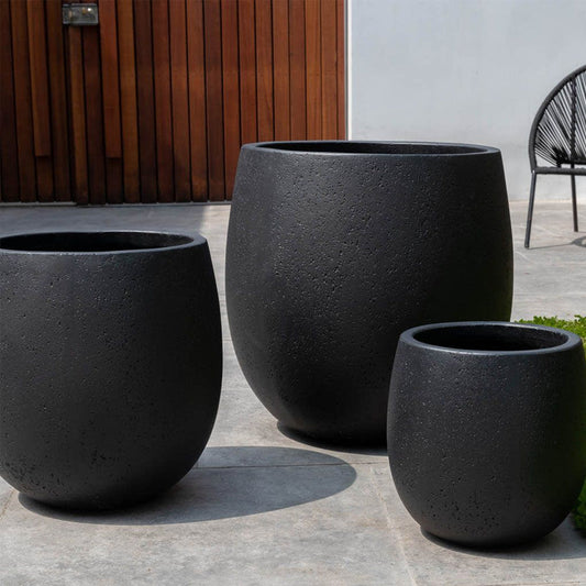 Campania Sandos Planter Nested Set of 3 | Fiber Cement Collection
