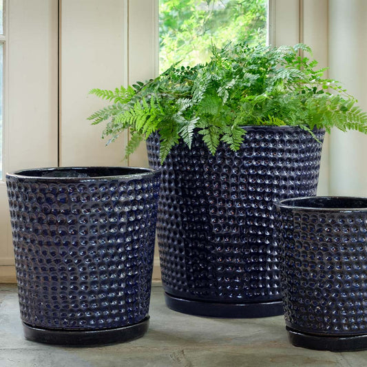 Campania I/O Coin Pot Set of 3 | Glazed Terra Cotta