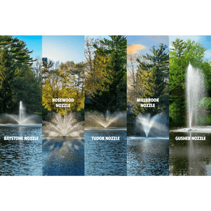 Scott Great Lakes Pond Fountain – Grandeur & Aeration Combined