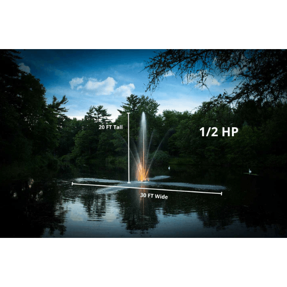 Scott Clover Pond Fountain – Graceful & Balanced Water Display