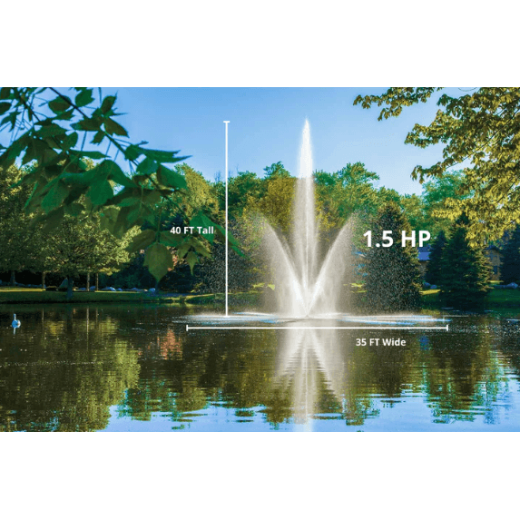 Scott Atriarch Pond Fountain – Majestic Water Display & Aeration