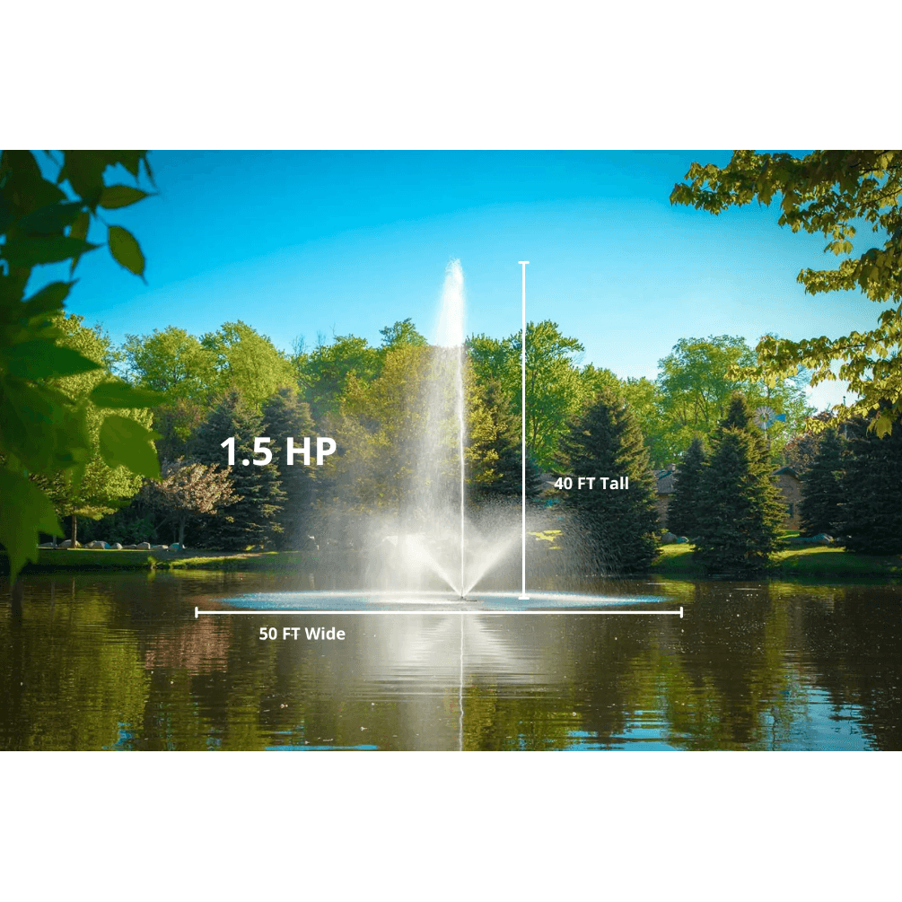 Scott Skyward Pond Fountain – Elegant & Powerful Water Display