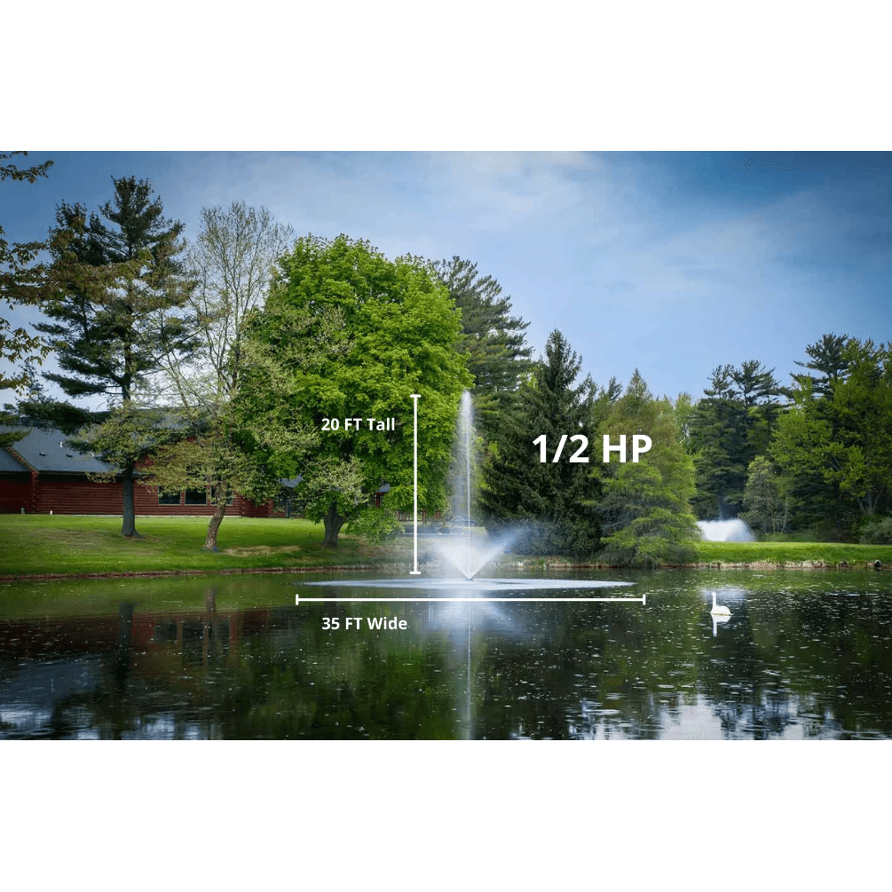 Scott Skyward Pond Fountain – Elegant & Powerful Water Display