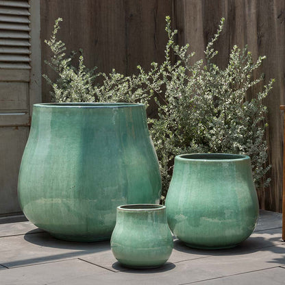 Campania Nimbus Planter Nested Set of 3 | Glazed Collection