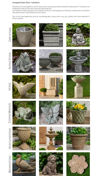 Platia Outdoor Water Fountain Campania International