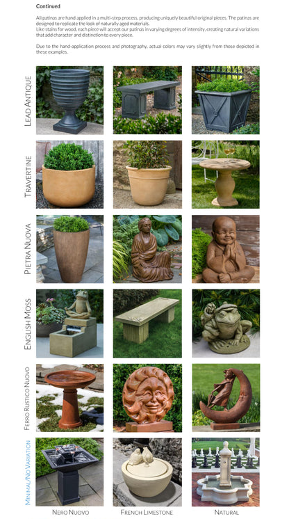 Platia Outdoor Water Fountain Campania International