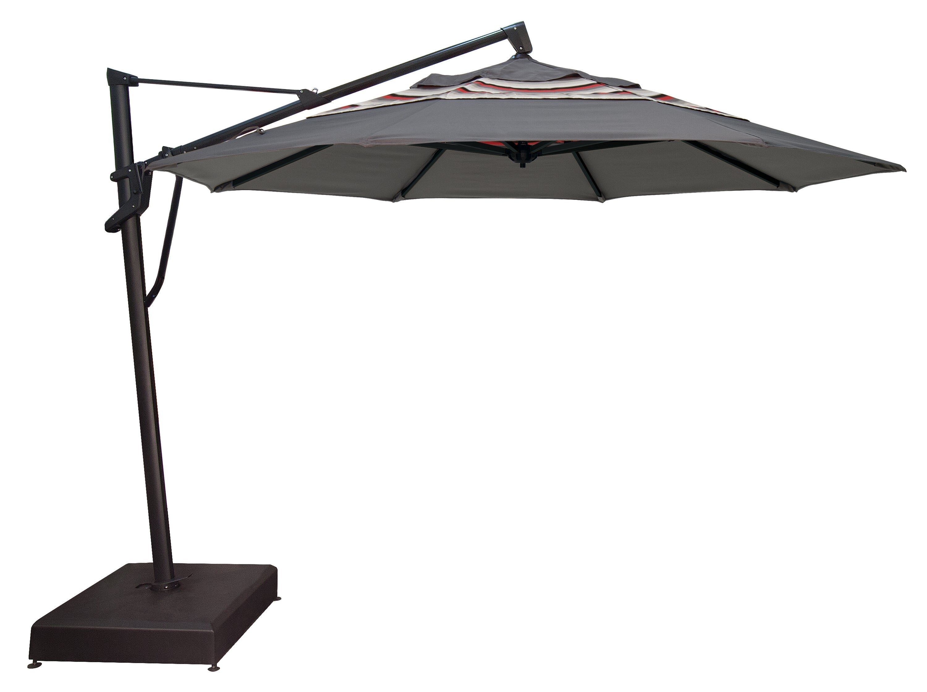 Treasure Garden 11' AKZ PLUS Cantilever Umbrella - O'bravia Fabric (Polyester)