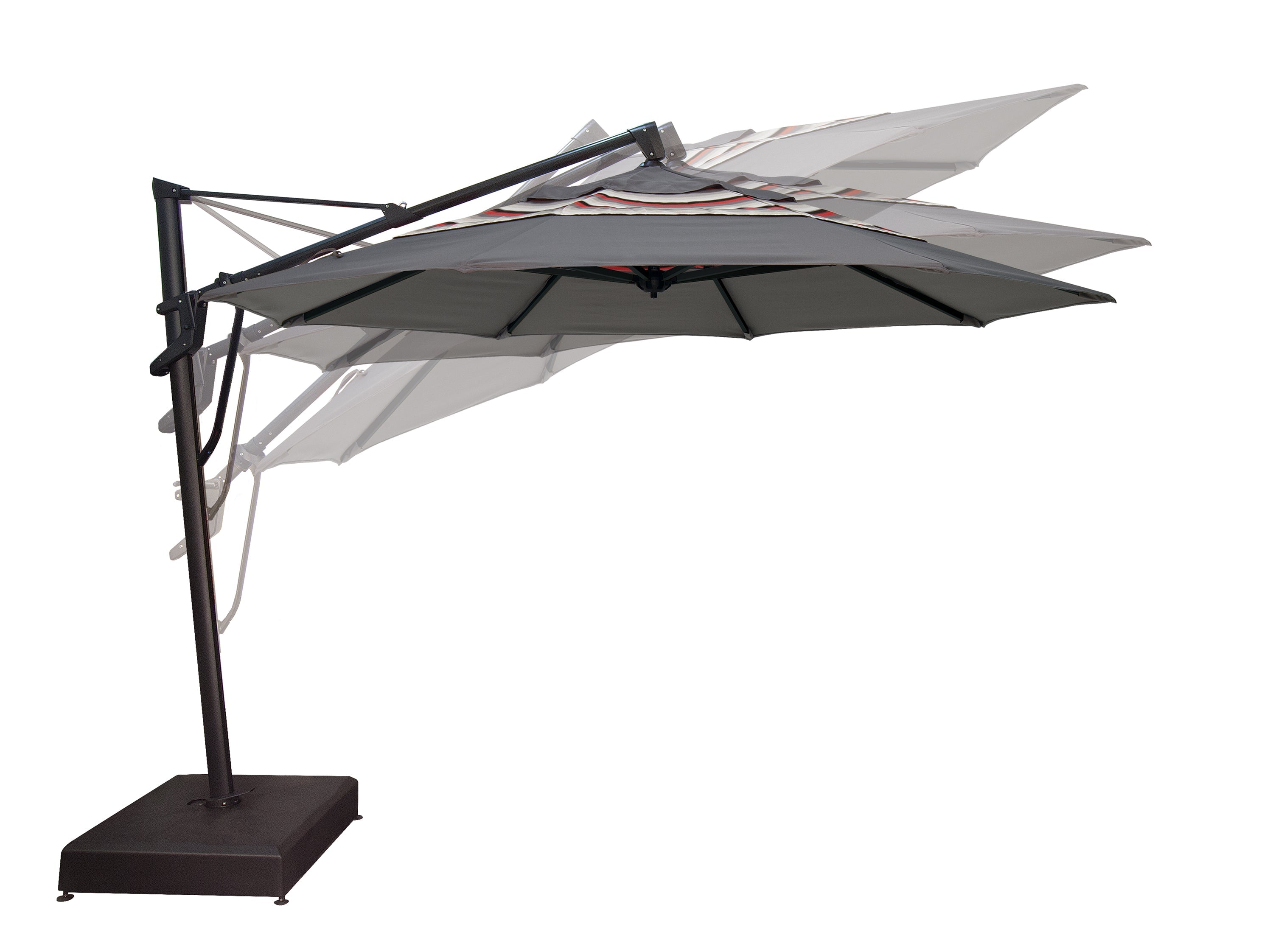 Treasure Garden 11' AKZ PLUS Cantilever Umbrella - O'bravia Fabric (Polyester)