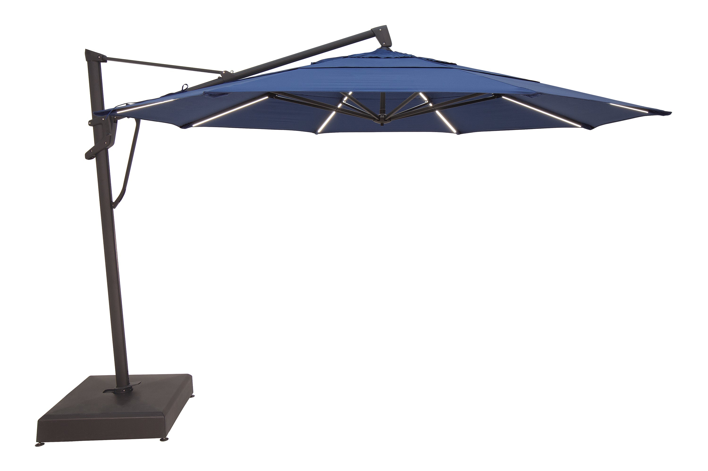 Treasure Garden 13' Starlux AKZ PLUS Cantilever Umbrella - O'bravia Fabric (Polyester)