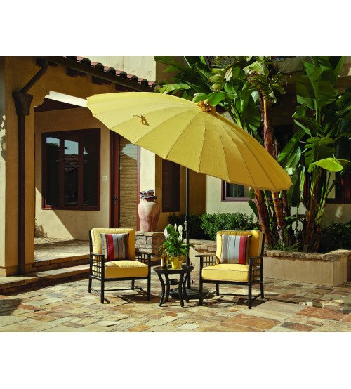 TREASURE GARDEN 10' SHANGHAI COLLAR TILT ROUND UMBRELLA