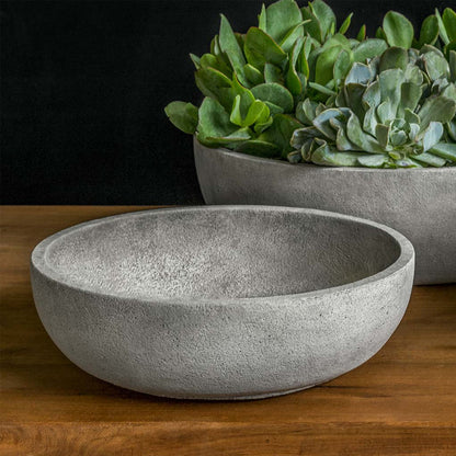 Campania Terrace Bowl | Cast Stone Planter