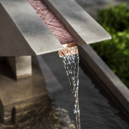 Campania Triad Modern Small Garden Water Fountain