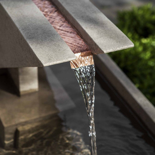 Campania Triad Modern Small Garden Water Fountain