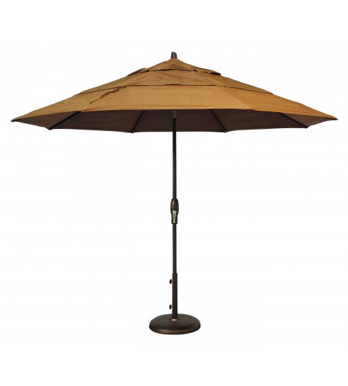 TREASURE GARDEN 11' OCTAGON MARKET UMBRELLA AUTO TILT WITH DOUBLE WIND VENT