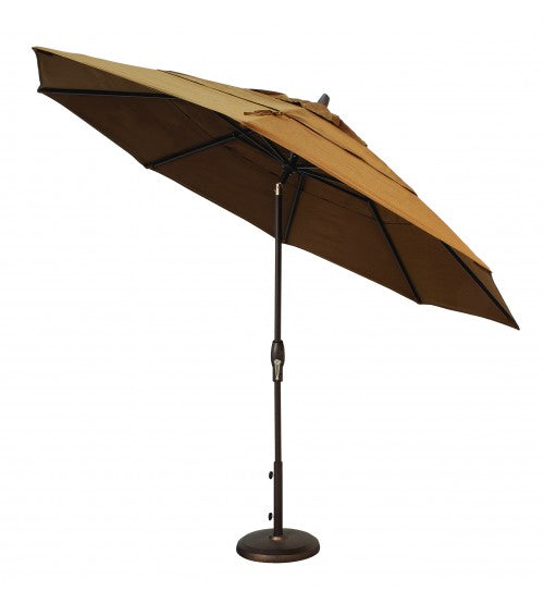 TREASURE GARDEN 11' OCTAGON MARKET UMBRELLA AUTO TILT WITH DOUBLE WIND VENT