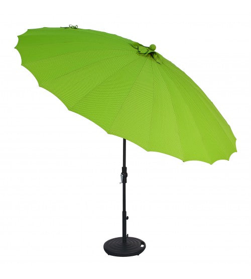 TREASURE GARDEN 10' SHANGHAI COLLAR TILT ROUND UMBRELLA