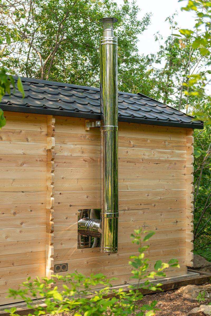 6 Person Cabin Sauna with Changeroom - Georgian