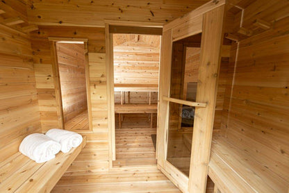 6 Person Cabin Sauna with Changeroom - Georgian