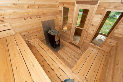 6 Person Cabin Sauna with Changeroom - Georgian